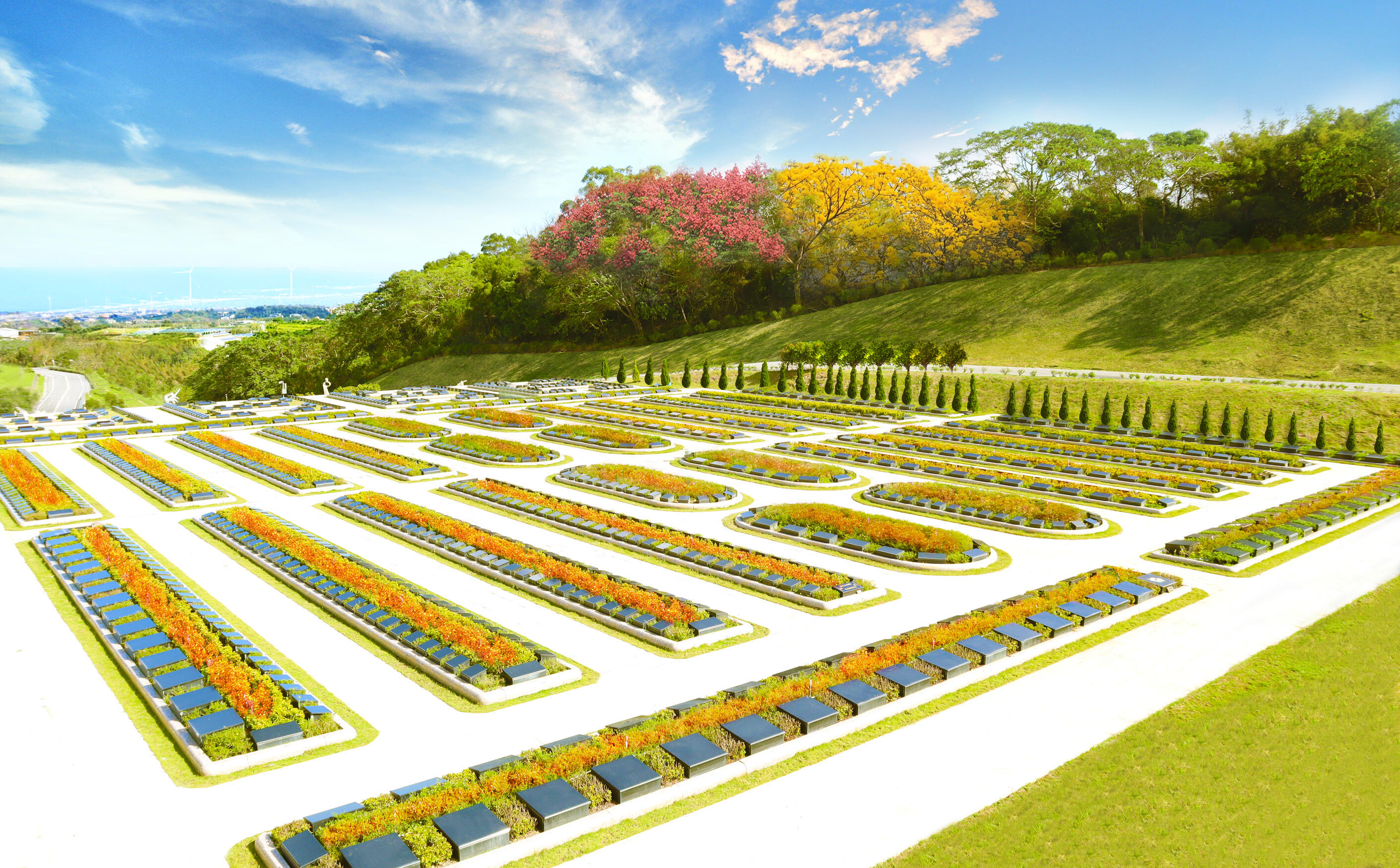 火化土葬、戶外墓園